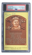 George Kell Autografato 4x6 Detroit Tigers Hof Placca Di Scheda PSA/DNA 8502731 - £53.80 GBP