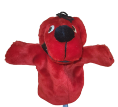 Vintage Scholastic Clifford Plush Hand Puppet Red Dog Merry Makers 1995 9&quot; - $9.53