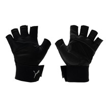 Puma TR Ess Gloves Premium Sports Gloves Casual Fitness Gym Black NWT 04... - $44.90