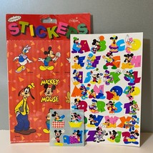 Vintage Gibson &amp; Sandylion Disney Mickey Mouse &amp; Friends Stickers - £15.71 GBP