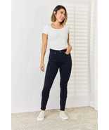 Judy Blue Navy Blue Garment Dyed Tummy Control Skinny Jeans - £44.23 GBP