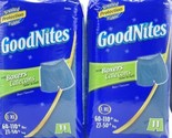 2 Goodnites Sleep shorts Boxers boys  60-110 lbs. Size L XL  11pcs Bs267.8 - £29.57 GBP