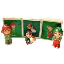 Hallmark Keepsake Ornaments Muffin, Kit, Thimble Elf 1980s Vintage Lot - £7.76 GBP