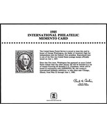 USPS PS55 Souvenir Card, International Philatelic Memento Card, 1847 sta... - €5,86 EUR