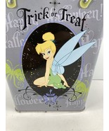 Disney Tinkerbell Halloween Treat Or Treat Metal Treat Container - $13.79 CAD