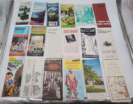 Lot of Various State Park NPS Travel Brochures Pamphlets Attractions &amp; Maps - £38.20 GBP