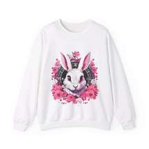 Whimsical white rabbit sweatshirt 3255 thumb200