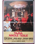 1980 Original Movie Poster Tajna Nikole Tesla Papic Orson Welles Bozovic... - £69.93 GBP