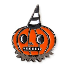 Halloween Jack-o&#39;-lantern Clown Enamel Pin - £7.00 GBP