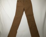 Vintage Guess Jeans Pants Womens 28 Brown Tan Rayon Stretch Skinny Slim Fit - $34.64