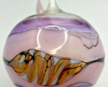 Vintage  Art Glass Ornate Pink Purple Ornament U257/3Ornate - £31.89 GBP