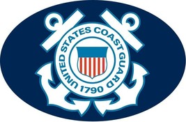 U.S. Coast Guard Oval Magnet - €11,20 EUR