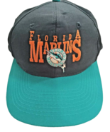 Vintage Florida Marlins Snapback cap hat 90s original logo MASCOTS Ed&#39;s ... - $12.02