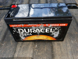 20NN62 DURACELL 12-8F2 BATTERY, 12V 8 AH, 6&quot; X 3-3/4&quot; X 2-1/2&quot; +/- OVERA... - £14.69 GBP