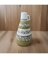 Pyrex Vtg Nesting Mixing Bowls 4 &amp; 1 Cup Green White Crazy Daisy Spring ... - $111.38