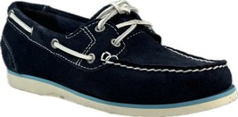 Timberland Ek.Classic Women&#39;s Navy Suede Boat Shoes Size 7, 8223A - £48.10 GBP