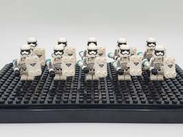 10pcs Star Wars First Order Riot Control Stormtroopers Custom Minifigures Toys - £18.43 GBP