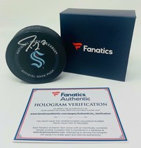 JORDAN EBERLE Autographed Seattle Kraken Official Game Puck FANATICS - £69.69 GBP