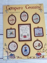 CAMPERS CROSSING Cross Stitch Leaflet #33 Harriette Tew Camper RV Designs - £9.30 GBP