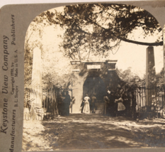 George Washington&#39;s Tomb Mt. Vernon VA Keystone Stereoview c1898 - $12.34