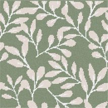 Pepita Needlepoint kit: Sage Branches, 10&quot; x 10&quot; - £61.62 GBP+