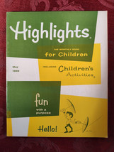 Highlights For Children Magazine May 1969 Activities Stories Puzzles! - £12.53 GBP