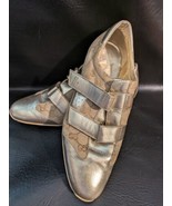Gucci Guccissima Canvas Leather Gold Sneaker Trainer Shoes Women Size US 11 - $364.22 CAD