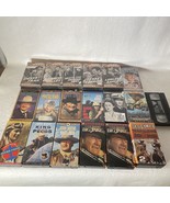 LOT OF 25 John Wayne MOVIES VHS Westerns Cowboys  Films - £10.98 GBP