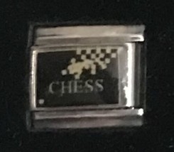Chess Italian Charm Enamel Link 9MM Broadway - £11.94 GBP