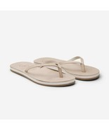Hari Mari Peter Millar Flip Flop Sandal in Sand Leather $125, Sz 7, New! - $67.39 CAD