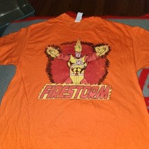 DC Comics Firestorm Orange Shirt, size Large, Gildan tag - £11.54 GBP