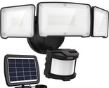 LEPOWER 1600LM LED Solar Security Lights Motion Outdoor, Solar Motion Se... - $91.99