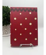 Hallmark Red Polka Dot Hardcover Journal 8x6 Lined Notebook Retro Inspo ... - €11,74 EUR
