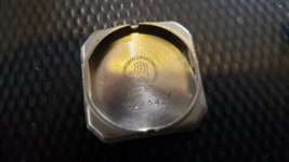 VINTGE 1940&#39;s 50&#39;s Men&#39;s Roy Elgin Hand Square Round Watch Case Base Metal - $26.59