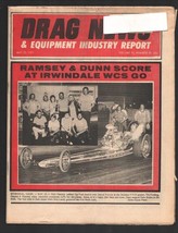 Drag News 5/22/1971-Rick Ramsey cover-Irwindale Division VII World Championsh... - $45.11