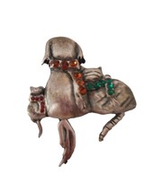 Dog Cat puppy Scarf Rhinestone Pin Brooch tails - $847.34 MXN