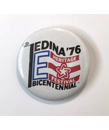 1976 Edina MN Heritage Festival Bicentennial Button Pin Minnesota 2.25&quot; - $17.00