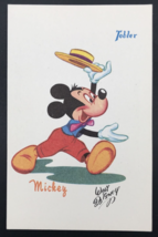 Vintage 1950s Walt Disney Tobler Chocolates Mickey Mouse Postcard France - £13.92 GBP