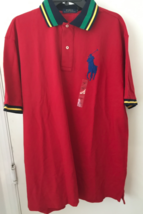 Polo Ralph Lauren Big &amp; Tall  Red Big Pony Mesh Polo Shirt LT NWT - £67.14 GBP