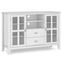 White Tall TV Media Stand - Artisan Collection - $952.20 CAD