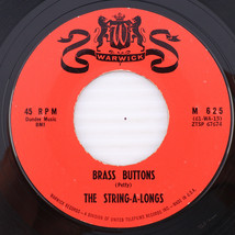 The String-A-Longs – Brass Buttons / Panic Button - 1961 45 rpm Record M 625 - $7.77