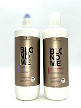 Schwarzkopf Blonde Cool Blonde Shampoo &amp; Conditioner 33.8 oz Duo - £57.59 GBP