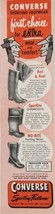 1956 Print Ad Converse Rubber Sporting Footwear Rod &amp; Reel Boots Malden,MA - $14.86
