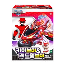Miniforce Kai V and Red Wing V Figure Bike Set V Rangers Series Korean Toy - £49.58 GBP