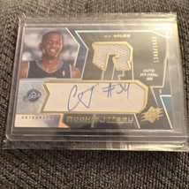 2005-06 SPx #131 C.J. Miles RC Auto Jersey /1499 - $4.00