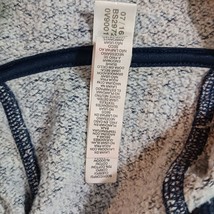 Adidas Men's Blue Cotton Blend Drawstring Pullover Hoodie Sweatshirt Size Large image 7