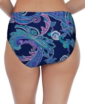 Island Escape Womens Sea Breeze Printed Bikini Bottoms, 6, Navy - $45.00