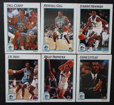 1991-92 Hoops Charlotte Hornets Partial Team Set Of 6 Basketball Cards Missing 4 - £1.60 GBP