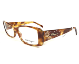 Salvatore Ferragamo Eyeglasses Frames 2639-B 104 Tortoise Rectangular 54... - $93.09