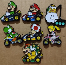 Mario Kart Collector Pins Full Set of 7 Official Nintendo Collectibles - £22.79 GBP